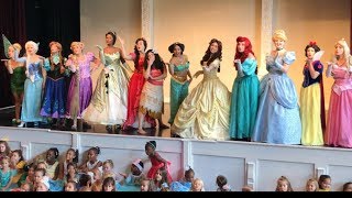 Disney Princess Party Fairytale Ball Elsa Anna Rapunzel Ariel Elena Belle Tiana [upl. by January]