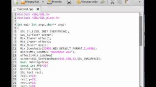SDL tutorial 12  sound with SDLmixer [upl. by Adnohsat215]
