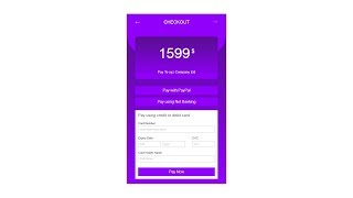 How To Make Online Payment UI Design Using HTML And CSS  HTML CSS Tutorials [upl. by Ariaet357]