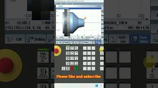 taperturningprogramming turningpsinnutrain493 siemenscncmachineprogramming sinutrain shorts [upl. by Gabrielson915]