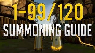 Runescape 3  199120 Summoning guide 2020 [upl. by Llehcram980]