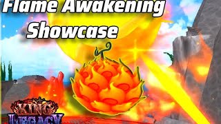 Flame Awakening Showcase King Legacy [upl. by Nanaek]