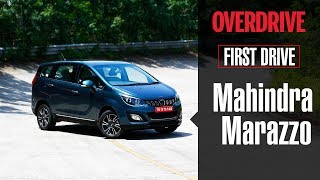 2018 Mahindra Marazzo First Drive review  Details specifications and price  OVERDRIVE [upl. by Cassi]