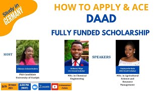 HOW TO APPLY amp ACE DAAD SCHOLARSHIPS  DAAD EPOS amp DAAD LEADERSHIP  ALL YOU NEED TO KNOW [upl. by Nhaj428]