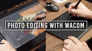 Photo Editing with the Wacom Intuos Pro amp Wacom Cintiq Pro 24 [upl. by Egnalos895]