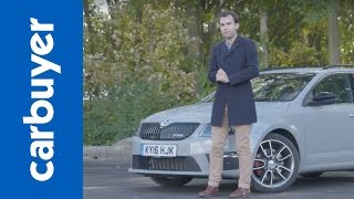 Skoda Octavia vRS Estate 20132017 review  Carbuyer [upl. by Eniksre]