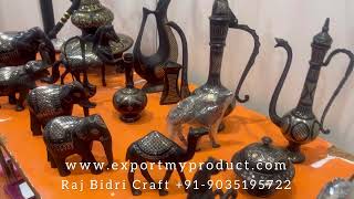 Raj Bidri Craft  BidriCraft Manufacturer  bidri work [upl. by Alcock]