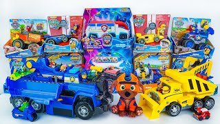 Paw Patrol toys unboxing ASMR  Mighty Movie  Rescue Wheels  Rubble amp crew  Chase Rubble Marshall [upl. by Soisatsana]