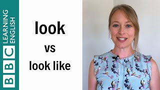 Look vs Look like  English In A Minute [upl. by Mohn]