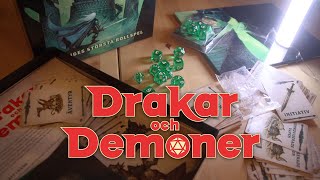 Nya Drakar och Demoner med expansioner unboxing [upl. by Hunt598]