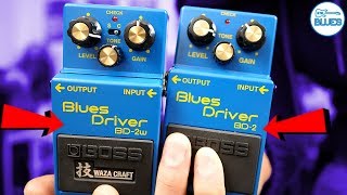 The BOSS Blues Driver Pedals Compared BOSS BD2  BOSS BD2W [upl. by Christophe]