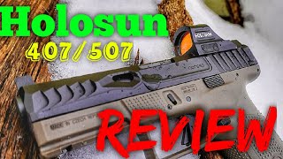 Holosun 407c amp 507c REVIEW Best value red dot [upl. by Eneladgam]