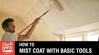 How to Mist Coat New Plaster [upl. by Nolek]