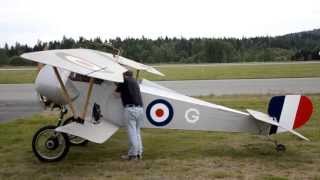 Replica Nieuport 11 Bébé 1916 World War I Biplane [upl. by Adnoyek]