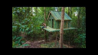 Construir la Más Hermosa Selva de Bambú de la Casa de la Villa por la Antigua Habilidad [upl. by Phelgon]