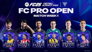 FC Pro  Open 25 Match Week 1  Group A [upl. by Nytsirk51]