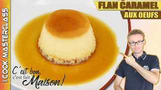 ✅ FLAN CARAMEL AUX OEUFS MAISON  La meilleure recette du flan facile et rapide [upl. by Beckerman796]