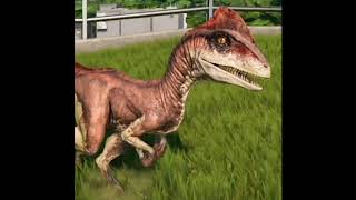 Deinonychus Roar 🔊 Jurassic World Evolution [upl. by Gosser]