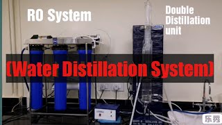 Water Distillation Process in English  Double Distillation Unit  RO system [upl. by Grimaud]