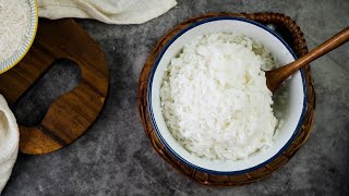 How to Make Sticky Rice Using Regular Rice [upl. by Ednutabab]