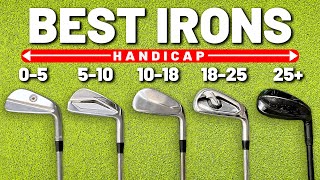 The BEST IRONS IN GOLF for every handicap [upl. by Ialokin73]