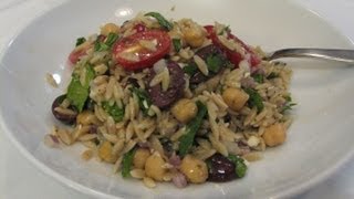 Mediterranean Orzo Salad  Lynns Recipes [upl. by Cioffred]