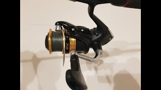 Fishing with Shimano FX C3000 reel [upl. by Perkoff]