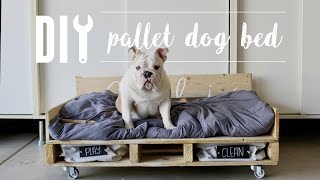 DIY Pallet Dog Bed  Home Depot [upl. by Kahl]