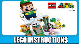 LEGO Instructions  Super Mario  71387  Adventures with Luigi Starter Course [upl. by Henning]