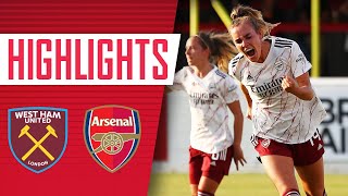 HIGHLIGHTS  West Ham 19 Arsenal  Jill Roord with another hattrick [upl. by Alesandrini]