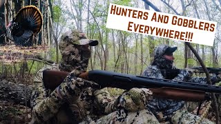 Spring Turkey Hunting On Ohio Public LandOpening Day 2021  GOBBLERS AND HUNTERS EVERYWHERE  ABO [upl. by Skyla160]