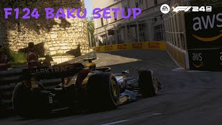 F1 24 BAKU HOTLAP  RaceSETUP  136872  KARL24 [upl. by Cornew]