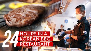 24 Hours in a Korean BBQ restaurant Taste of Korea 찐 JJIN [upl. by Atelokin436]