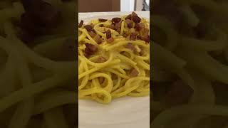 Spaghetti De Cecco guanciale Taleggio cheese and saffron cucinaitaliana italianfood foodlover [upl. by Arev109]