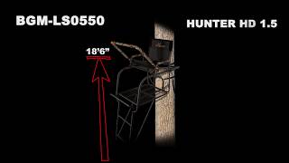 BIG GAME BGMLS0550 18 HUNTER LADDER STAND [upl. by Odlopoel820]