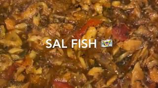 Sal Fish Stewed  Salt Fish  Virgin Islands 🇻🇮 Recipe [upl. by Batty]