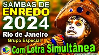 CD Samba Enredo 2024 Rio de Janeiro OFICIAL Grupo Especial Com Letra Simultânea [upl. by Salokin]