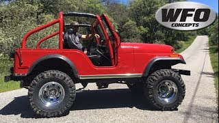 WFO CONCEPTS 53 LS Swap in CJ5 [upl. by Martinelli]