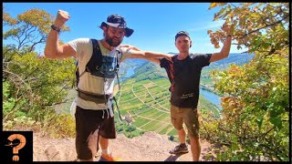 Calmont Klettersteig Wandern an der Mosel Schleife [upl. by Nalro]