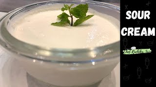 How to make Sour Cream  sour cream recipe homemade sour cream  Chef Ruchika Jain [upl. by Carlyn440]