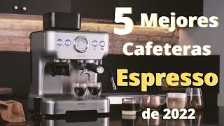 👉Las 5 Mejores CAFETERAS ESPRESSO para CASA de 2023☕ Calidadprecio [upl. by Anillek195]