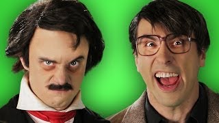 Stephen King vs Edgar Allan Poe Behind the Scenes of Epic Rap Battles of History [upl. by Ware]