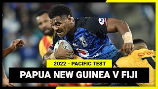 Papua New Guinea v Fiji  Full Match Replay  Pacific Test 2022  Internationals [upl. by Ahsei]