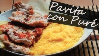 Comida Rapida y Nutritiva Para Fase de Volumen o Definicion  Pavita con Pure [upl. by Anilatak385]