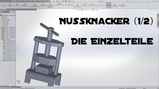 Solidworks Nussknacker Baugruppe12 [upl. by Gnel]