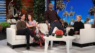 Ellen Offers to Let Sterling K Brown Finish His CutOff Emmy Speech [upl. by Yllim377]