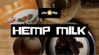 How to make hemp milk suitable as toddler formula alternative or adult meal replacer Vegan milk [upl. by Ahsela]