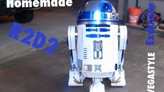 R2D2 Homemade Robot Exclusive [upl. by Haveman431]