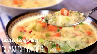 Creamy Clam Chowder in 30 Minutes [upl. by Shanna]