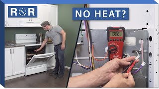 Oven Not Heating  Troubleshooting  Repair amp Replace [upl. by Lovel]